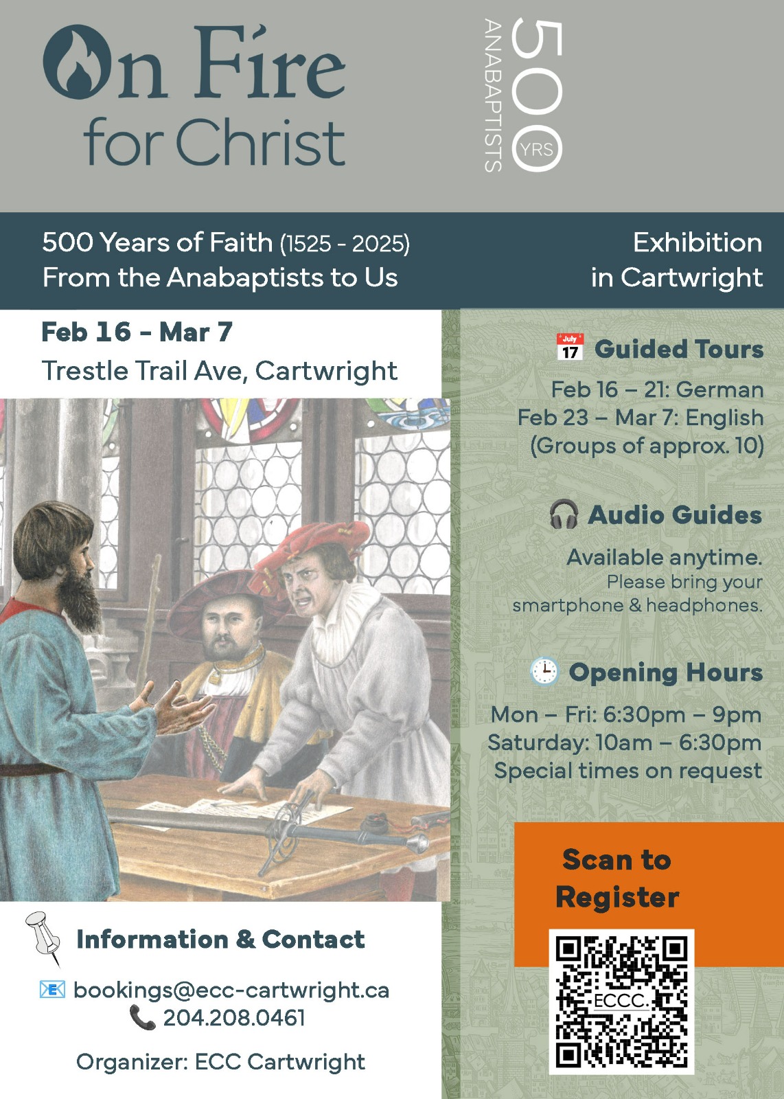 Click here to book our tour!